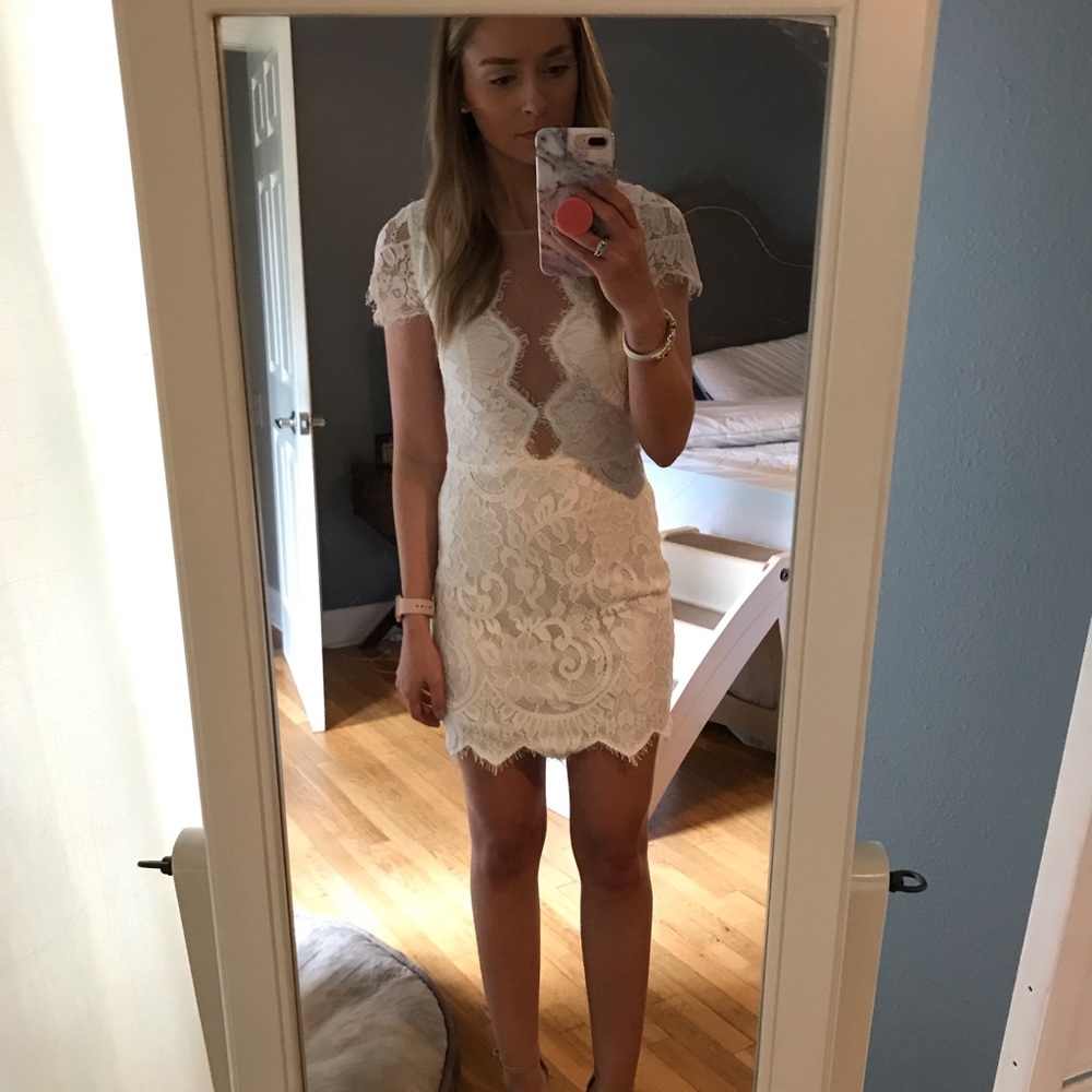 White dress